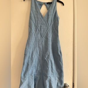 A beautiful dress color blue